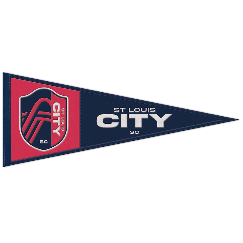 WinCraft St. Louis City SC 13" x 32" Wool Primary Logo Pennant