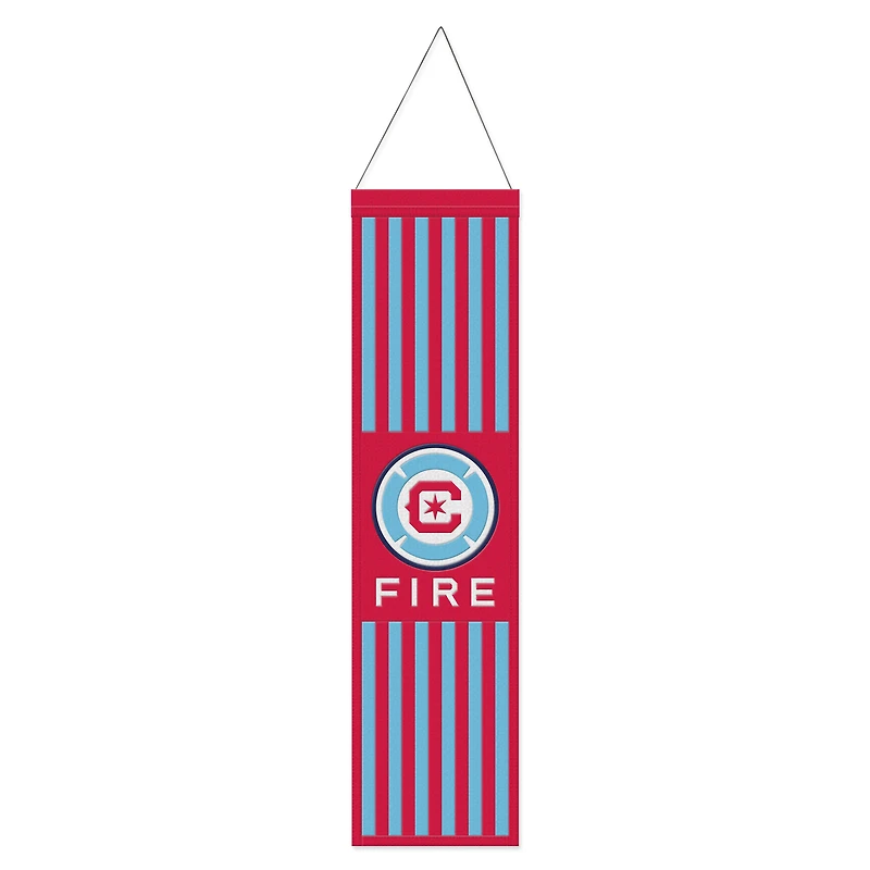 WinCraft Chicago Fire Wool Primary Logo Banner