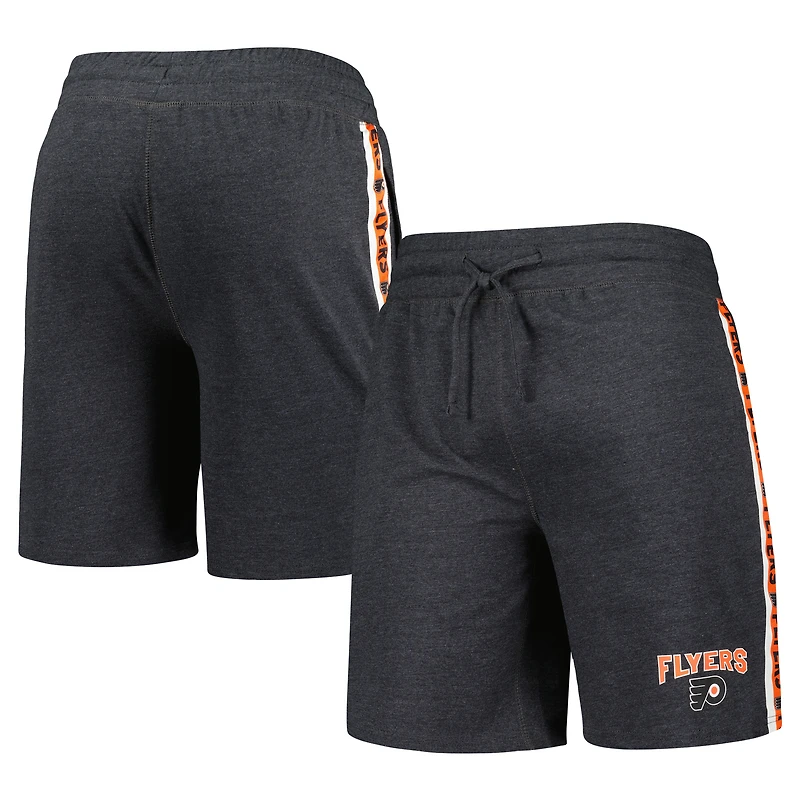 Men's Concepts Sport Charcoal Philadelphia Flyers Team Stripe Shorts