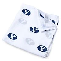 Infant Three Little Anchors White BYU Cougars 47'' x 47'' Muslin Swaddle Blanket