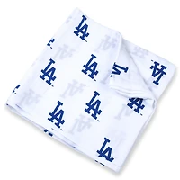 Infant Three Little Anchors White Los Angeles Dodgers 47'' x 47'' Muslin Swaddle Blanket