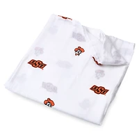 Infant Three Little Anchors White Oklahoma State Cowboys 47'' x 47'' Muslin Swaddle Blanket