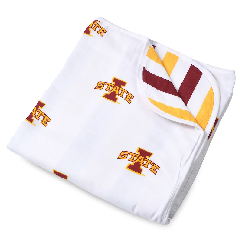 Infant Three Little Anchors Iowa State Cyclones 47" x 47" Muslin 4-Layer Blanket