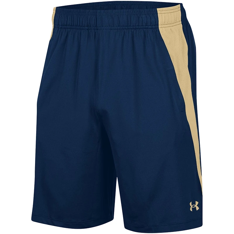 Men's Under Armour Navy Navy Midshipmen Tech Vent Shorts