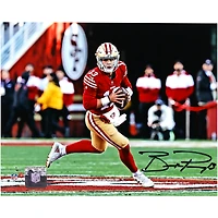 Brock Purdy San Francisco 49ers Autographed 8'' x 10'' Throwing Photograph