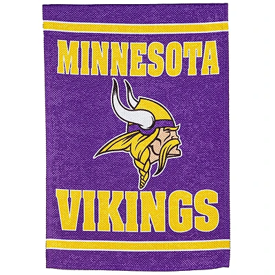 Minnesota Vikings 28" x 44" Double-Sided Embossed Suede House Flag