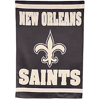 New Orleans Saints 28" x 44" Double-Sided Embossed Suede House Flag
