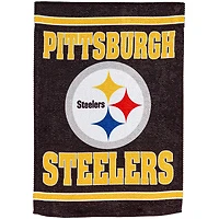 Pittsburgh Steelers 28" x 44" Double-Sided Embossed Suede House Flag