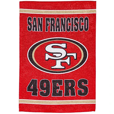 San Francisco 49ers 28" x 44" Double-Sided Embossed Suede House Flag