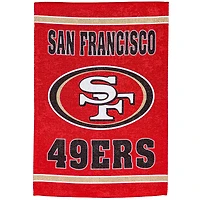 San Francisco 49ers 28" x 44" Double-Sided Embossed Suede House Flag