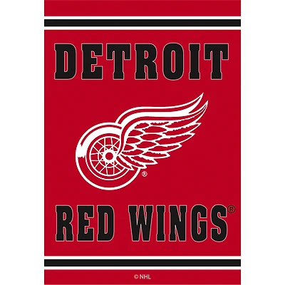 Detroit Red Wings 28" x 44" Double-Sided Embossed Suede House Flag