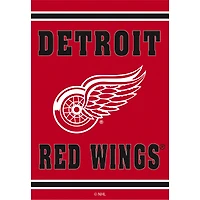 Detroit Red Wings 28" x 44" Double-Sided Embossed Suede House Flag