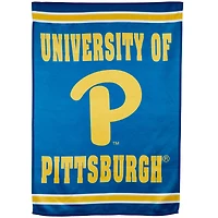 Pitt Panthers 28" x 44" Double-Sided Embossed Suede House Flag