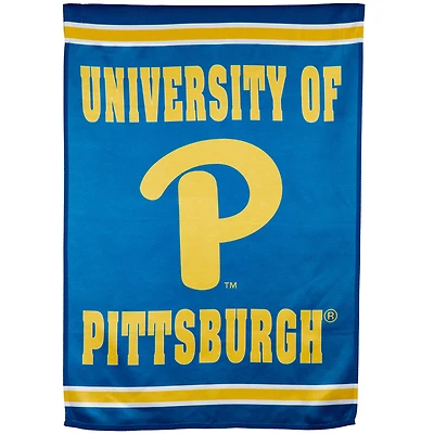 Pitt Panthers 28" x 44" Double-Sided Embossed Suede House Flag