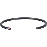 WristBend Team USA Black Steel Cuff Bracelet