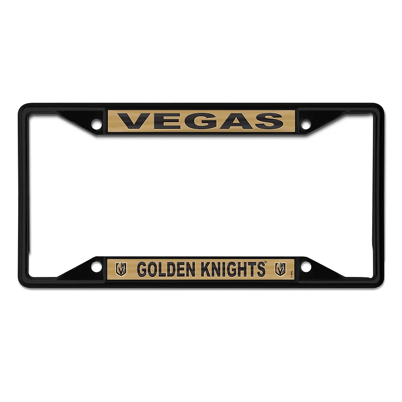 WinCraft Vegas Golden Knights Chrome Colored License Plate Frame