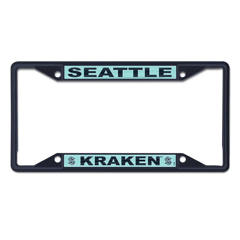 WinCraft Seattle Kraken Chrome Colored License Plate Frame
