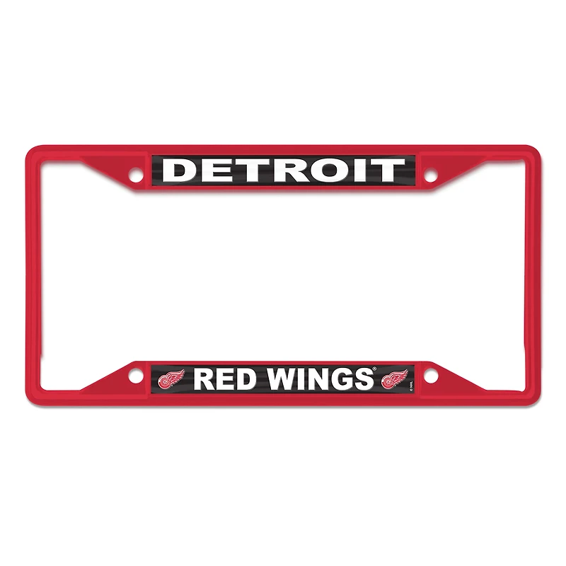 WinCraft Detroit Red Wings Chrome Colored License Plate Frame