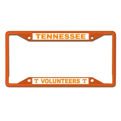 WinCraft Tennessee Volunteers Chrome Colored License Plate Frame