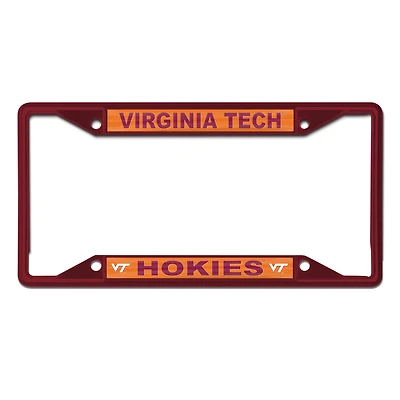 WinCraft Virginia Tech Hokies Chrome Colored License Plate Frame