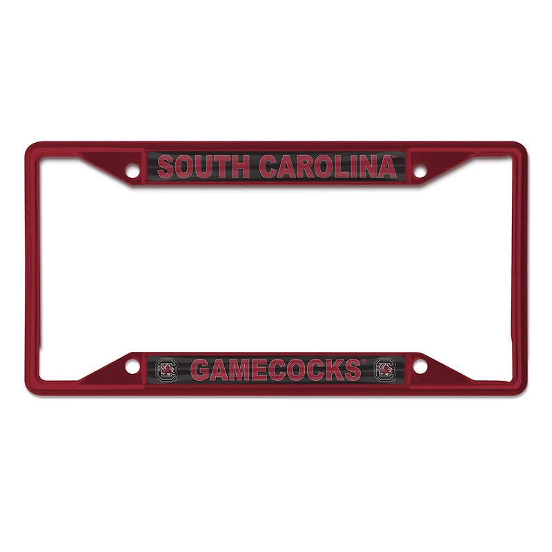 WinCraft South Carolina Gamecocks Chrome Colored License Plate Frame