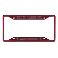 WinCraft South Carolina Gamecocks Chrome Colored License Plate Frame