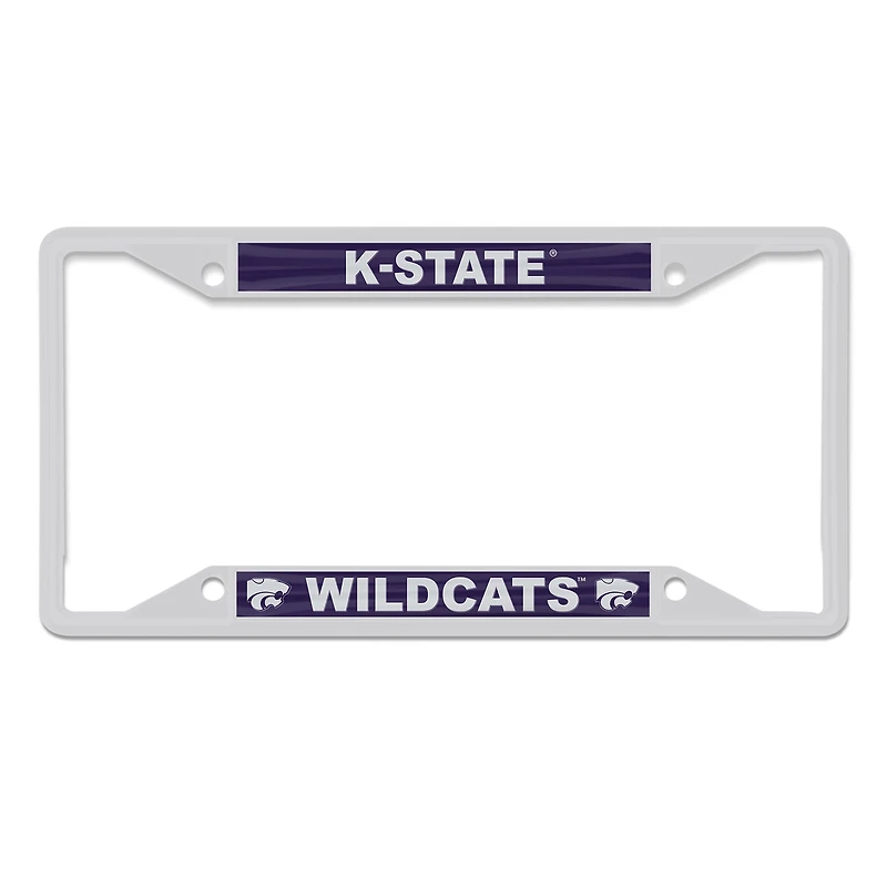 WinCraft Kansas State Wildcats Chrome Color License Plate Frame