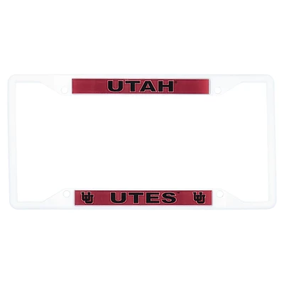 WinCraft Utah Utes Chrome Color License Plate Frame