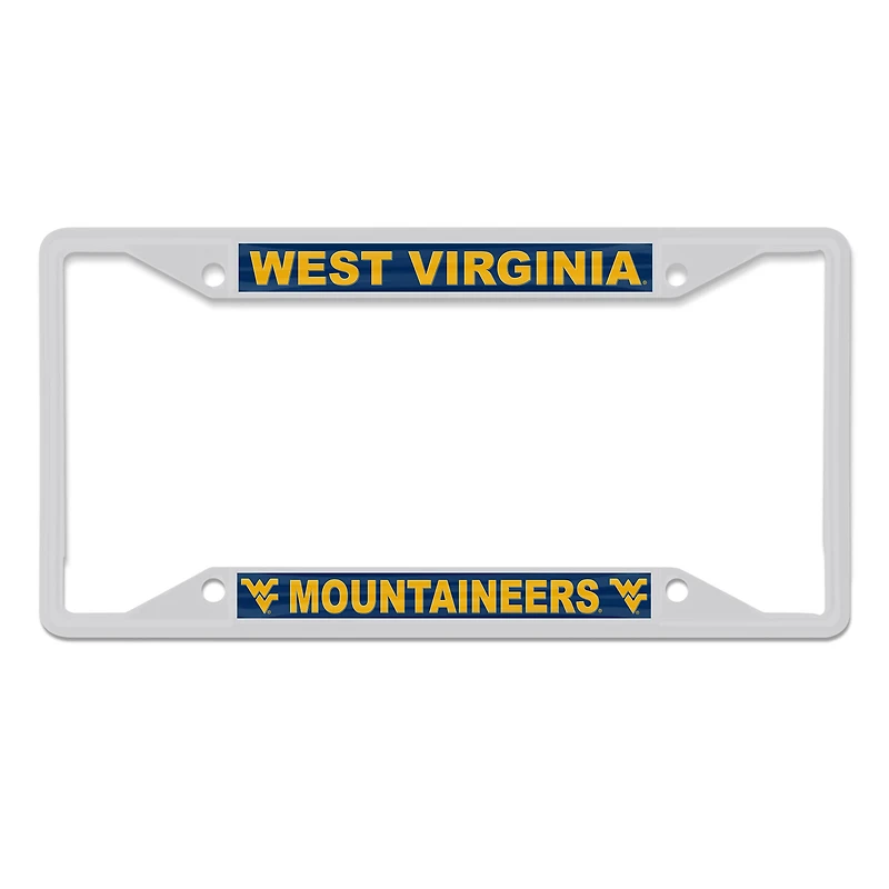 WinCraft West Virginia Mountaineers Chrome Color License Plate Frame