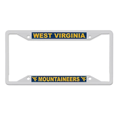 WinCraft West Virginia Mountaineers Chrome Color License Plate Frame
