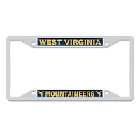 WinCraft West Virginia Mountaineers Chrome Color License Plate Frame