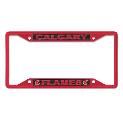 WinCraft Calgary Flames Chrome Color License Plate Frame