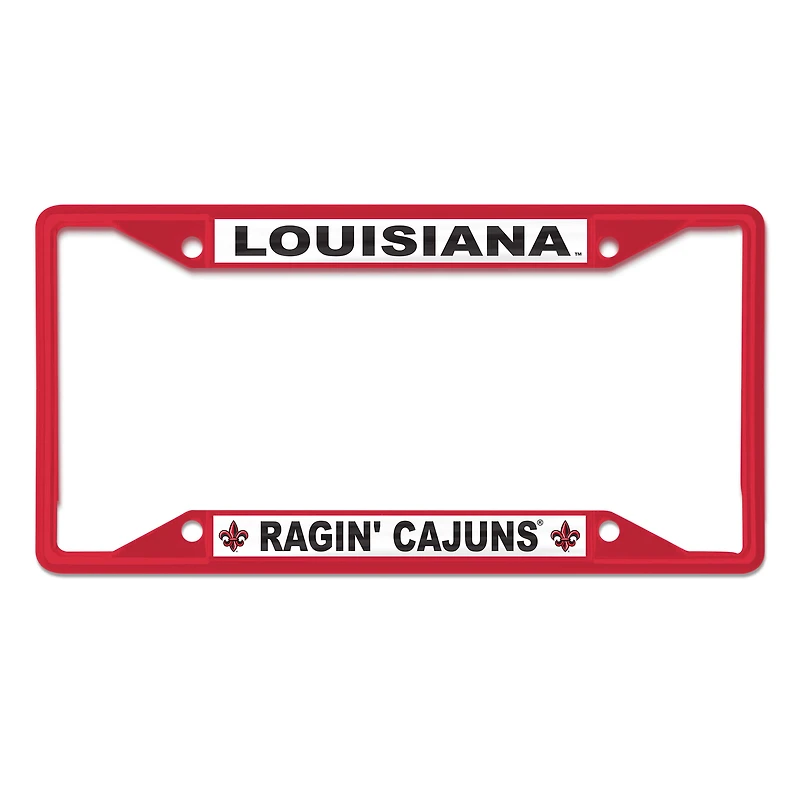 WinCraft Louisiana Ragin' Cajuns Chrome Color License Plate Frame