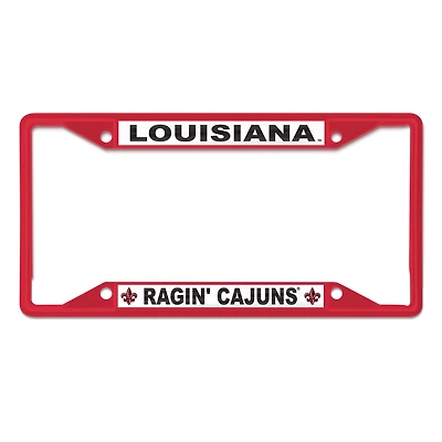 WinCraft Louisiana Ragin' Cajuns Chrome Color License Plate Frame