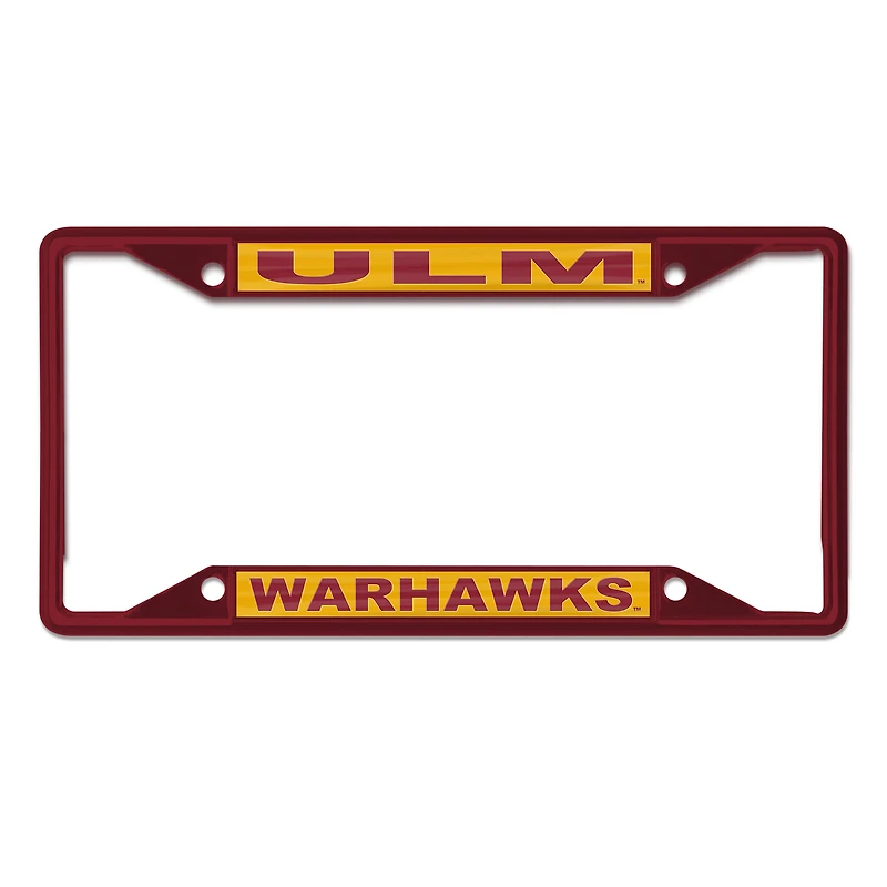 WinCraft ULM Warhawks Chrome Color License Plate Frame
