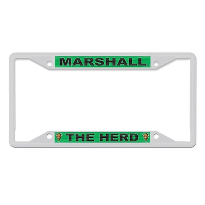 WinCraft Marshall Thundering Herd Chrome Color License Plate Frame