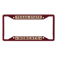 WinCraft Texas State Bobcats Chrome Color License Plate Frame