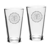 Oakwood University Ambassadors Team Design Two-Piece 16oz. Classic Pub Glass Set