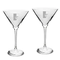 Pittsburg State Gorillas Two-Piece Traditional 10oz. Martini Glass Set