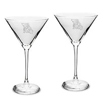 Missouri Western State Griffons Two-Piece Traditional 10oz. Martini Glass Set