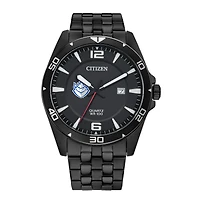 Men's Saint Louis Billikens Citizen Quartz Black-Tone Stainless Steel Watch