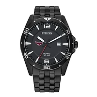Men's Maryland Eastern Shore Hawks Citizen Quartz Black-Tone Stainless Steel Watch