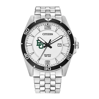 Men's Baylor Bears Citizen Quartz Stainless Steel Watch