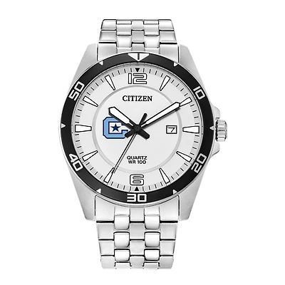 Men's Citadel Bulldogs Citizen Quartz Stainless Steel Watch