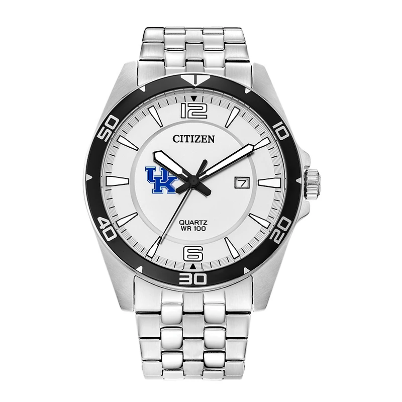 Men's Kentucky Wildcats Citizen Quartz Stainless Steel Watch