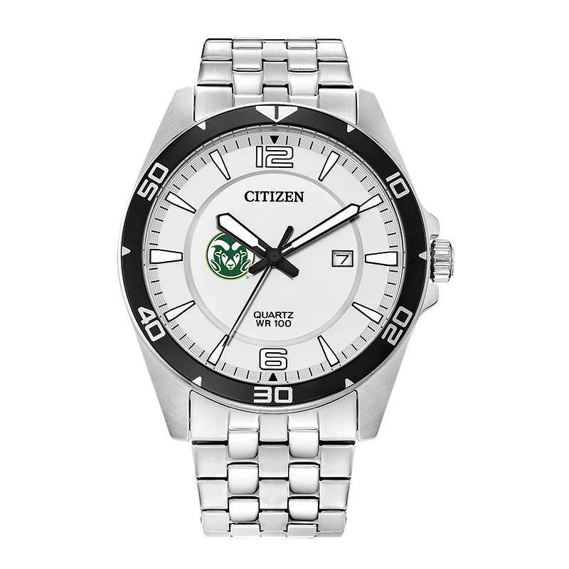 Men's Colorado State Rams Citizen Quartz Stainless Steel Watch