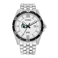Men's Michigan State Spartans Citizen Quartz Stainless Steel Watch