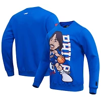 Men's Pro Standard Tyrese Maxey Royal Philadelphia 76ers Avatar Pullover Sweatshirt
