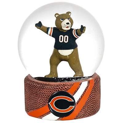 Chicago Bears 100mm Mascot Glass Water Globe