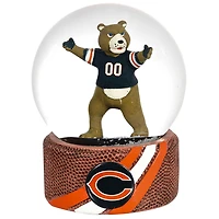 Chicago Bears 100mm Mascot Glass Water Globe